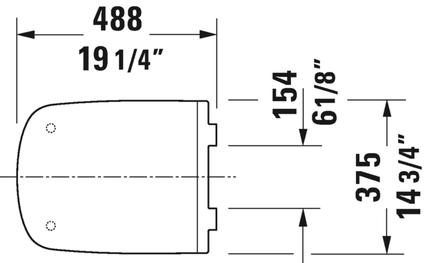 Duravit Durastyle Toilet seat and cover, 0060590000 - Plumbing Market