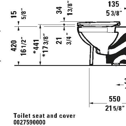 Duravit No.1 PRO Series Two Piece Toilet Elongated Comfort Height - Plumbing Market