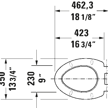 Duravit No.1 Slow Close Pro Toilet Seat 0027590000 - Plumbing Market