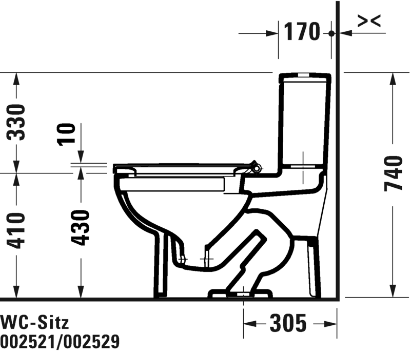 Duravit No.1 elongated 1pc dual flush toilet - 21960100U2 - Plumbing Market