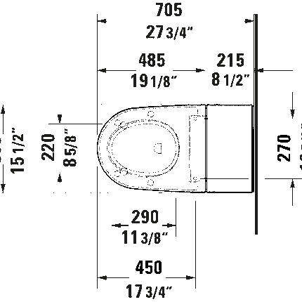 Duravit Sensowash U Bidet Smart Toilet 622000 - Plumbing Market