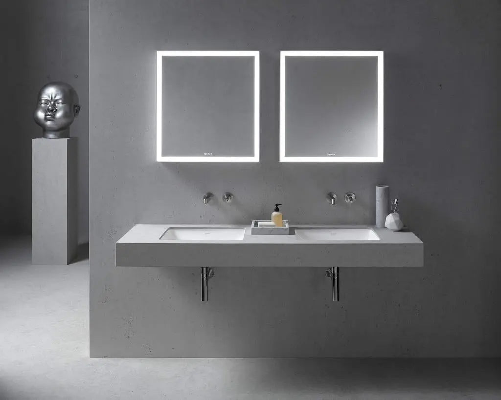Duravit Starck 3 undermount lavatory w/overflow - 0305490017 - Plumbing Market