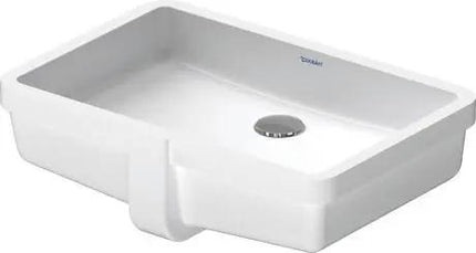 Duravit Vero 19 1/8" Rectangular Undermount Sink with Overflow 033048 - Plumbing Market