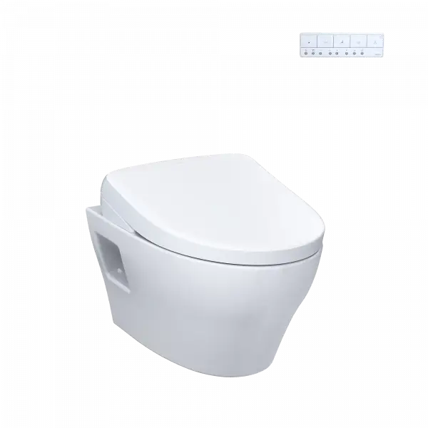 EP WASHLET®+ S7A Wall-Hung Toilet - 1.28 GPF & 0.9 GPF - Auto Flush - Plumbing Market