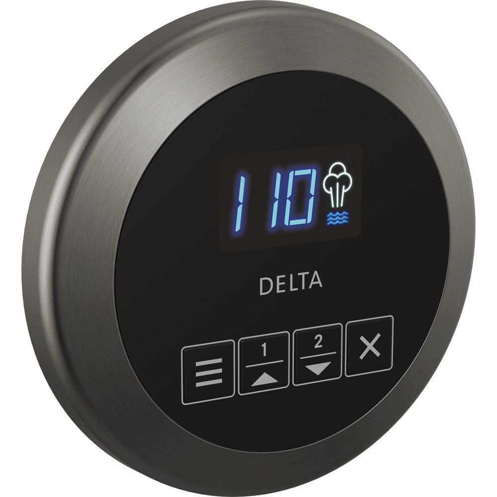 Delta STEAMSCAPE CLASSIC SYSTEM Round Steam Control - Black Stainless