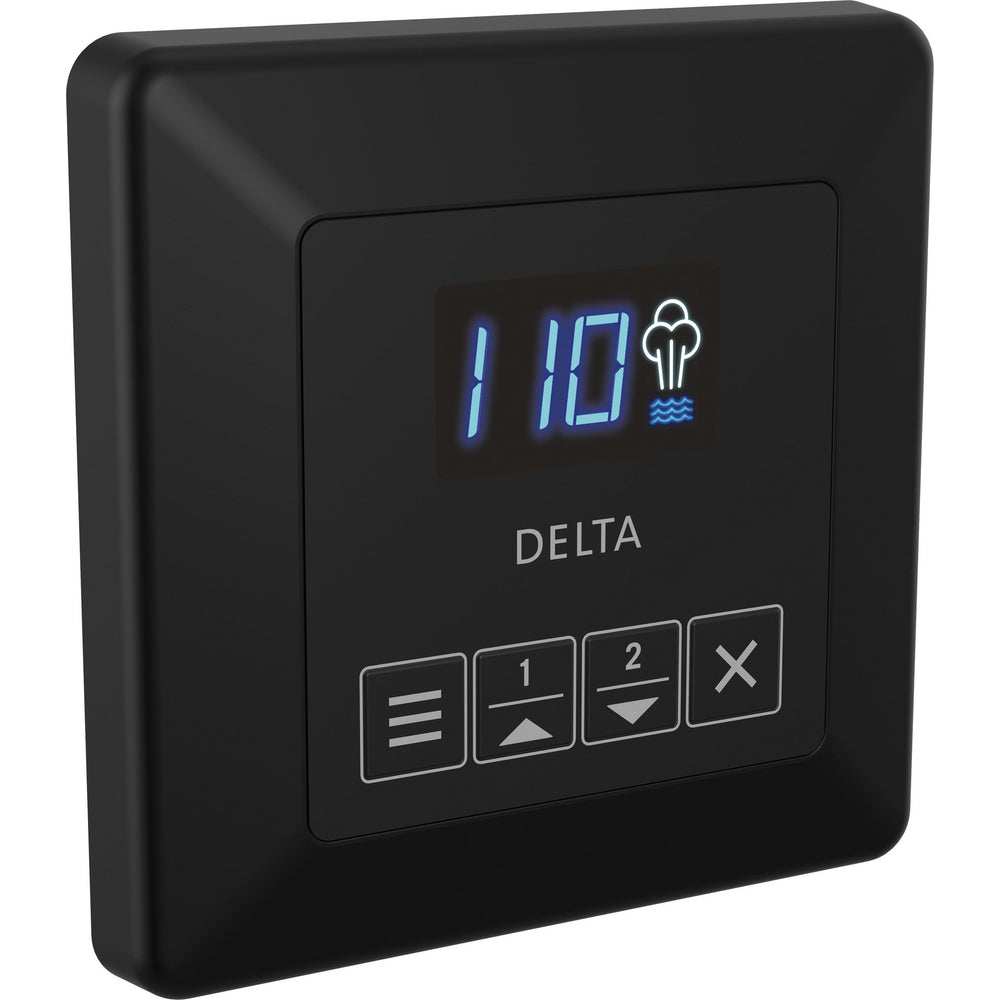 Delta Transitional Steam Shower Controller - Matte Black
