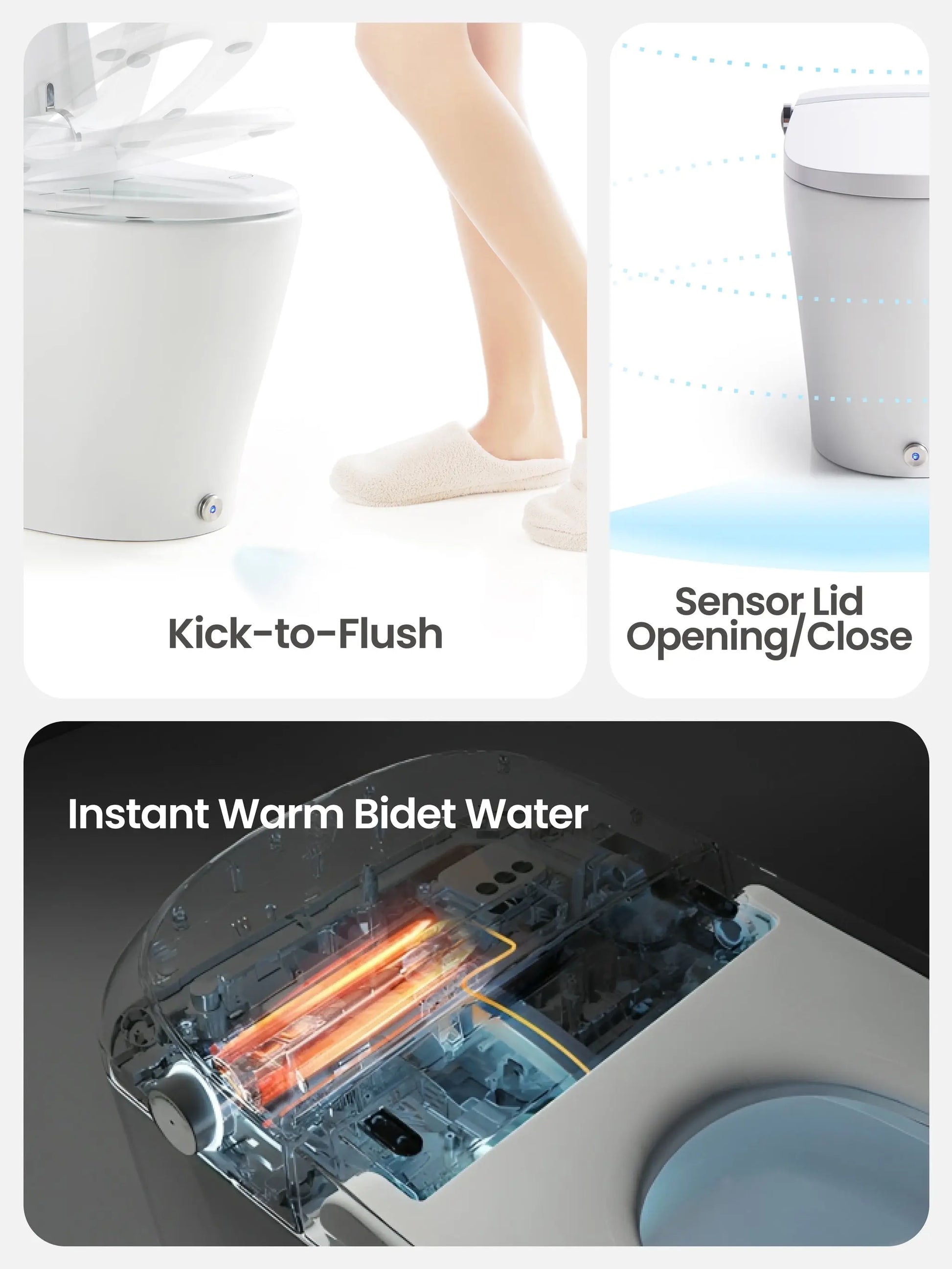 Ecoway Huron Integrated Smart Toilet With Built-in Bidet - Plumbing Market