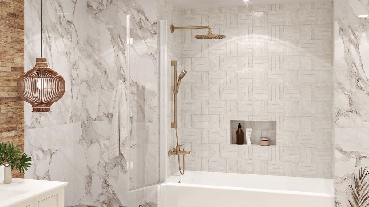 Oceania QI-105 Bath Screen 48" x 55"
