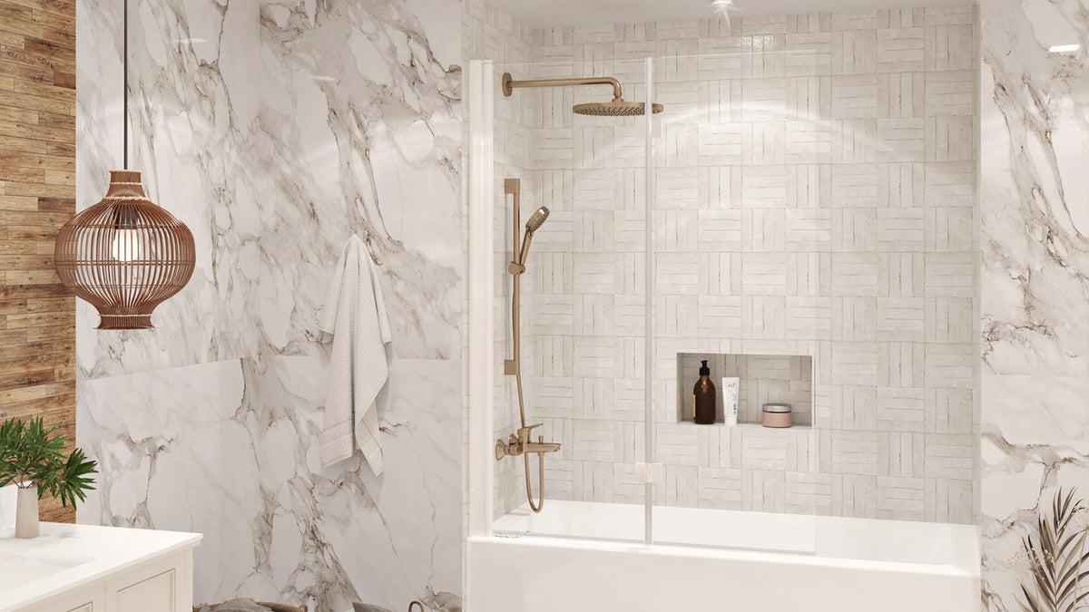 Oceania QI-105 Bath Screen 48" x 55"