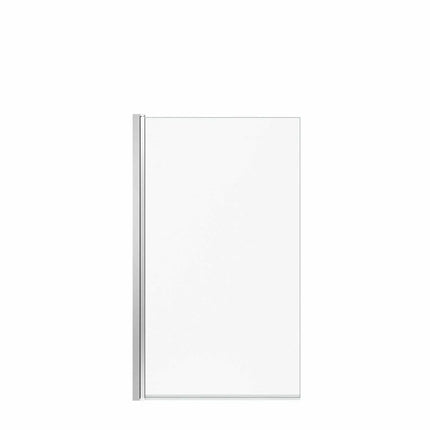 Edge Square 34 x 58 in. 8 mm Tub Screen for Alcove Installation with Clear glass in Chrome - Plumbing Market