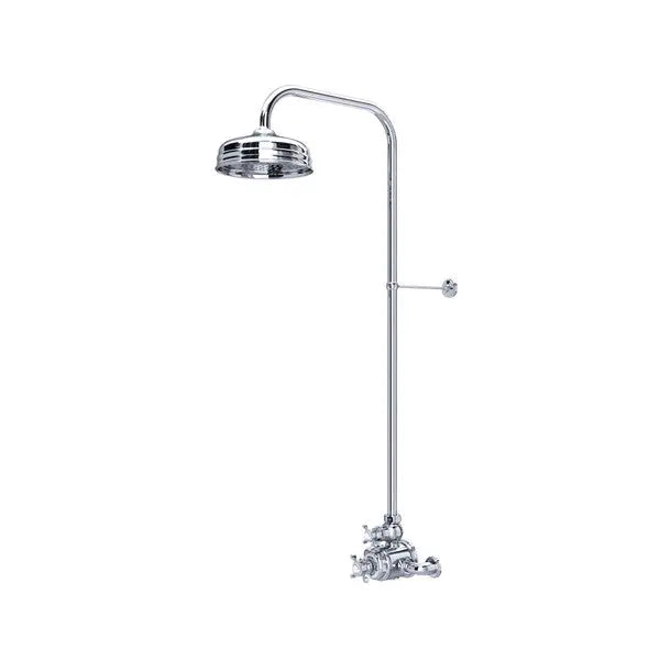 Edwardian™ 3/4" Exposed Wall Mount Thermostatic Shower System - Plumbing Market