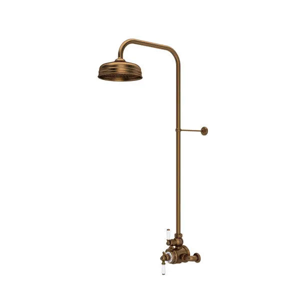 Edwardian™ 3/4" Exposed Wall Mount Thermostatic Shower System - Plumbing Market