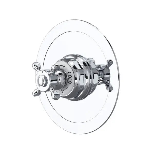Edwardian™ 3/4" Round Thermostatic Trim Without Volume Control - Plumbing Market