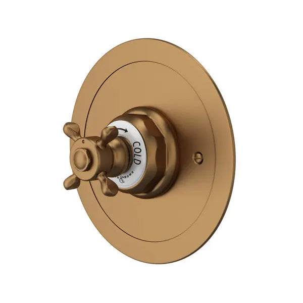 Edwardian™ 3/4" Round Thermostatic Trim Without Volume Control - Plumbing Market