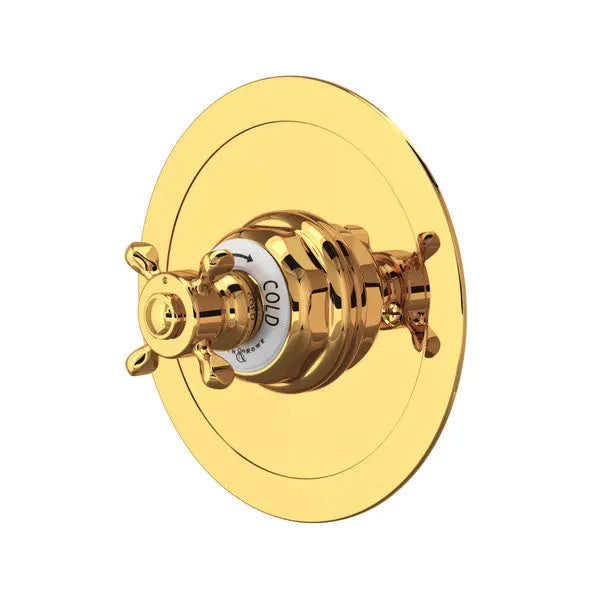 Edwardian™ 3/4" Round Thermostatic Trim Without Volume Control - Plumbing Market