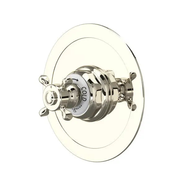Edwardian™ 3/4" Round Thermostatic Trim Without Volume Control - Plumbing Market