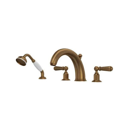 Edwardian™ 4-Hole Deck Mount Tub Filler - Plumbing Market