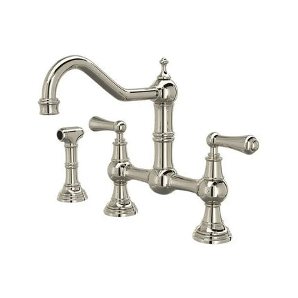 Edwardian™ Bridge Kitchen Faucet With Side Spray - Plumbing Market