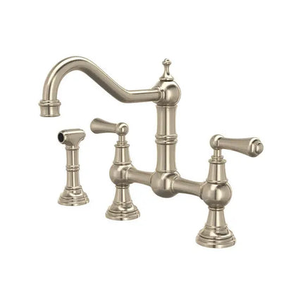 Edwardian™ Bridge Kitchen Faucet With Side Spray - Plumbing Market