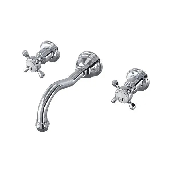 Edwardian™ Wall Mount Lavatory Faucet Trim With Column Spout - Plumbing Market