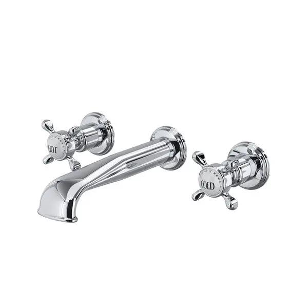 Edwardian™ Wall Mount Lavatory Faucet Trim With U-Spout - Plumbing Market