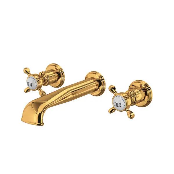 Edwardian™ Wall Mount Lavatory Faucet Trim With U-Spout - Plumbing Market