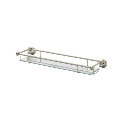 Edwardian™ Wall Mount Tempered Glass Vanity Shelf - Plumbing Market