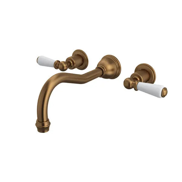 Edwardian™ Wall Mount Tub Filler Trim With Column Spout - Plumbing Market