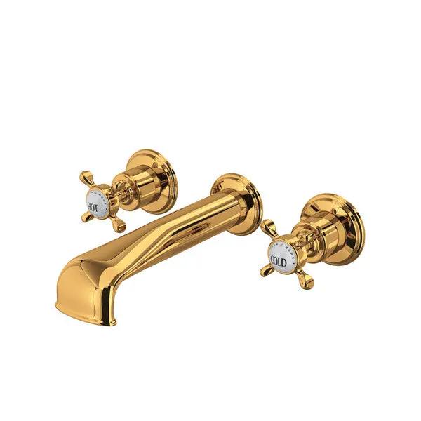 Edwardian™ Wall Mount Tub Filler Trim With U-Spout - Plumbing Market