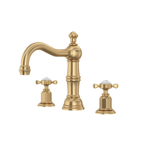 Edwardian™ Widespread Lavatory Faucet With Column Spout - Plumbing Market