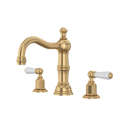 Edwardian™ Widespread Lavatory Faucet With Column Spout - Plumbing Market