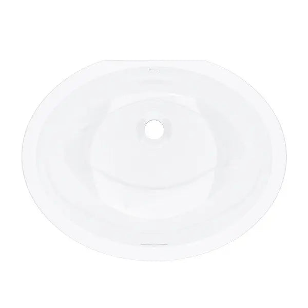 Eirene™ 22" x 17" Undermount Oval Lavatory Sink - Plumbing Market