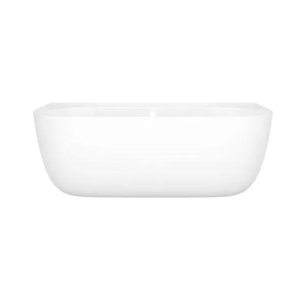 Eldon 69" x 34" Freestanding Back to Wall Bathtub With Void - Plumbing Market
