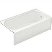 Essence TO-6030 AcrylX Alcove Left-Hand Drain Bathtub in White - Plumbing Market