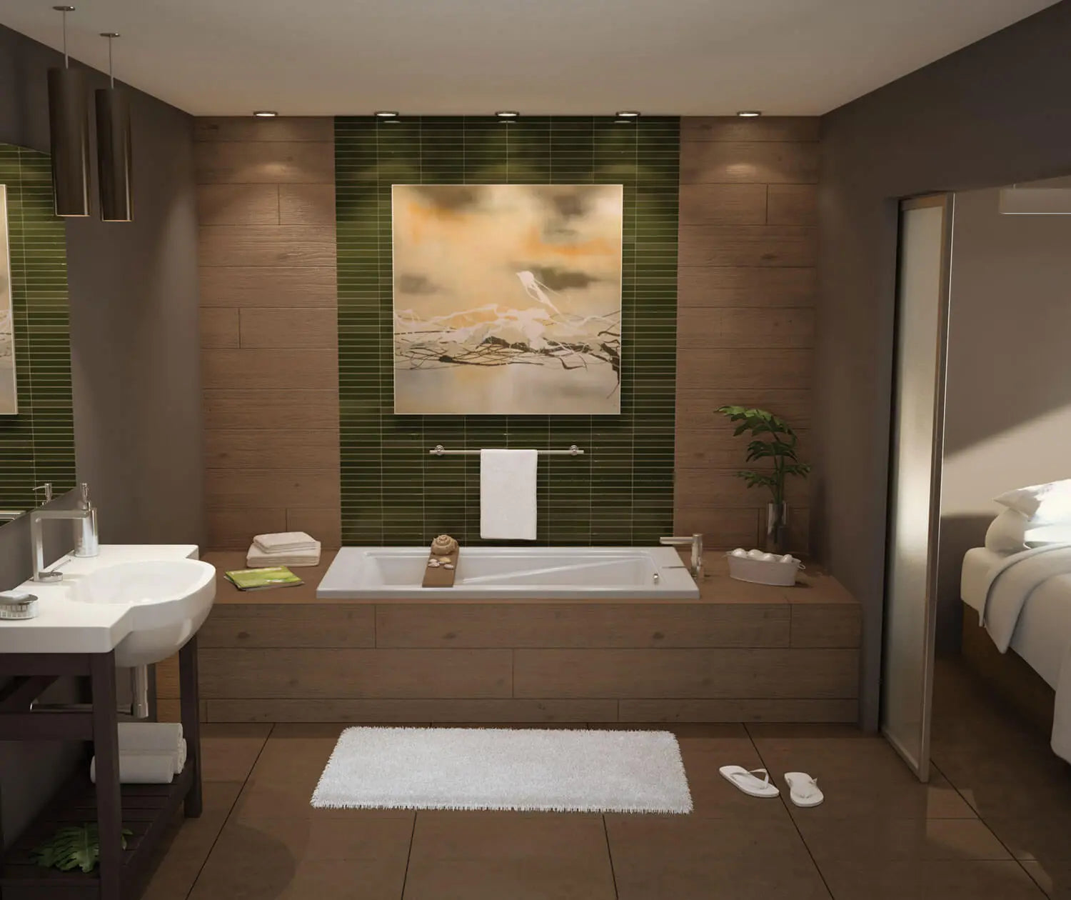 Exhibit 6634 Acrylic Drop-in Bathtub - Plumbing Market