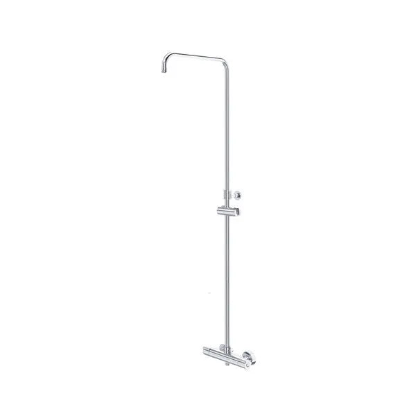 Exposed Wall Mount Thermostatic Shower With Diverter - Plumbing Market