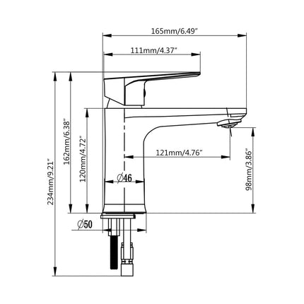 Kodaen Piana Single Hole Faucet Lead Free Brass Durable Finish Kodaen