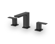 Fluid Quad Dual Handle Bathroom Faucet F16006 in matte black