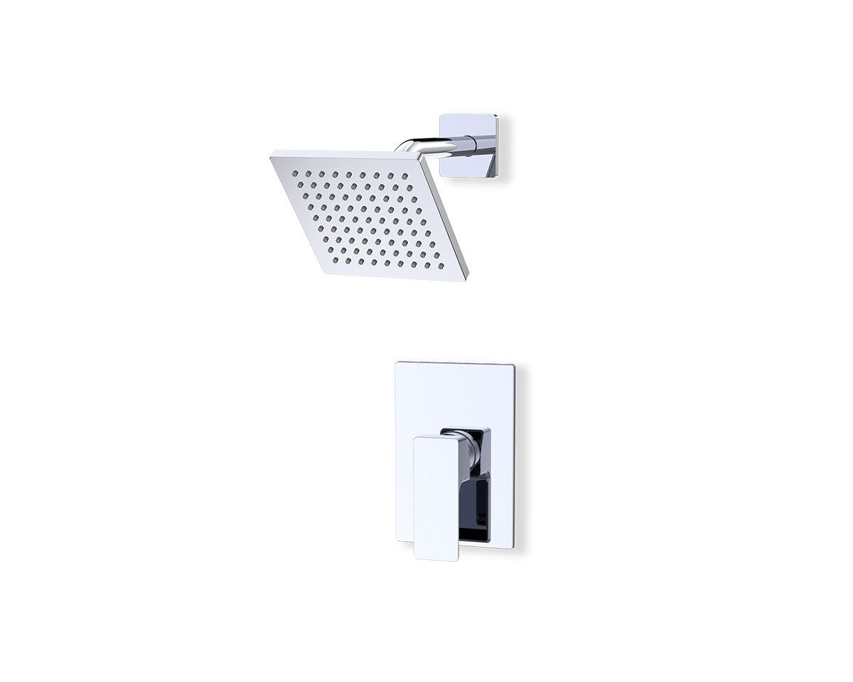 Fluid 6” Shower Only Trim Kit F161037T in polished chrome