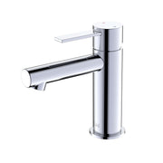 Fluid Big Citi Round F24013 single lever bathroom faucet in polished chrome