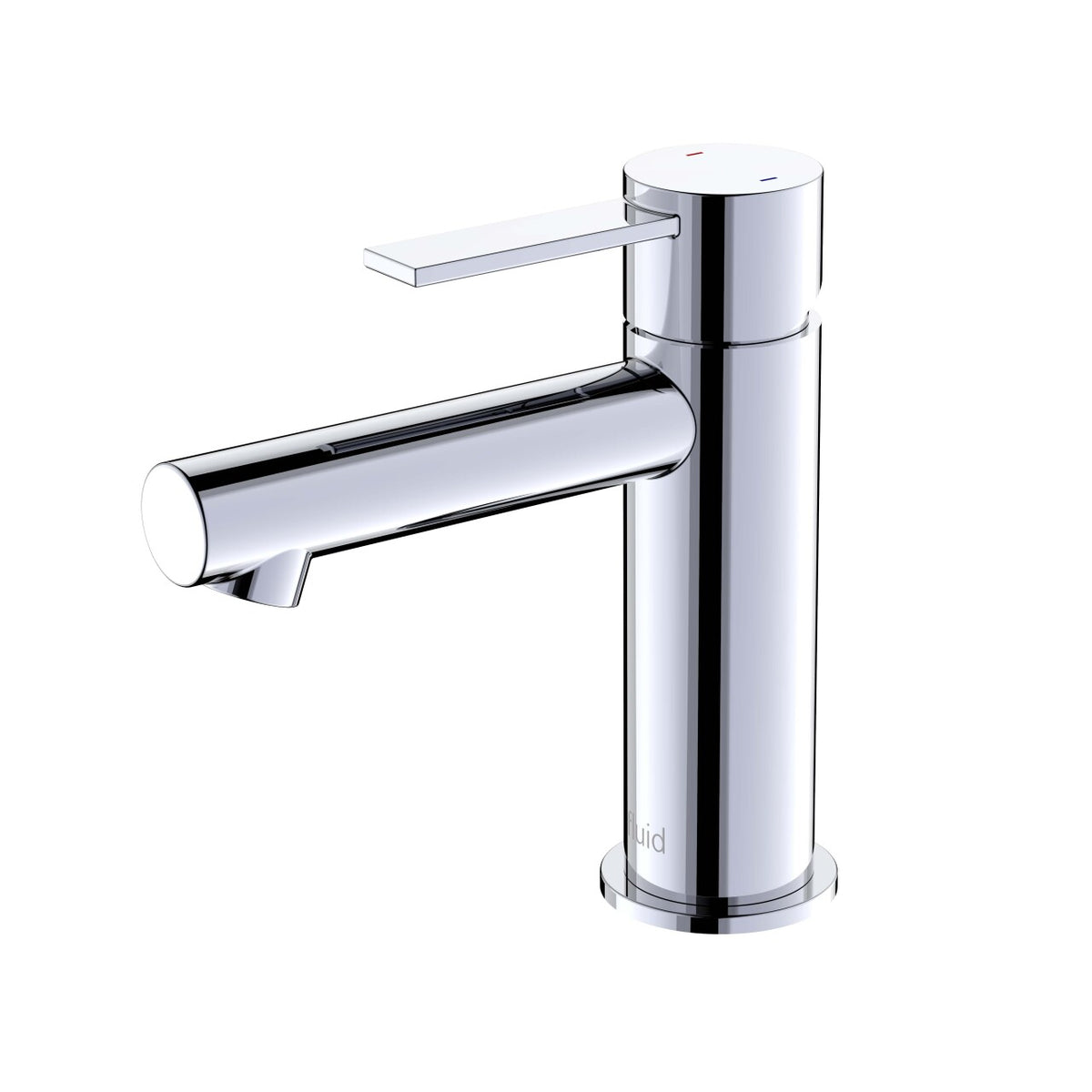 Fluid Big Citi Round F24013 single lever bathroom faucet in polished chrome