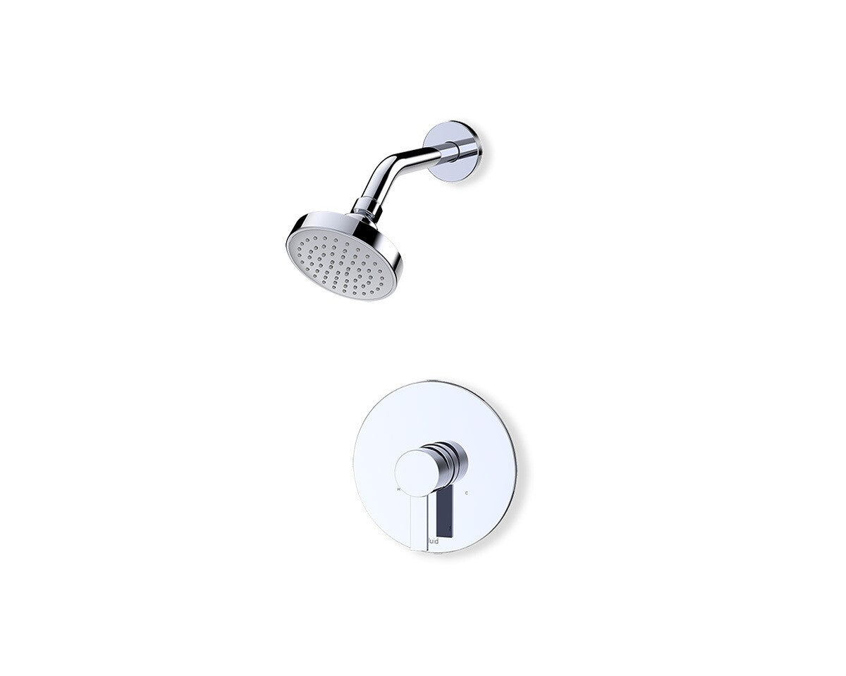 Fluid Citi Series Shower Only Kit F241077T in polished chrome