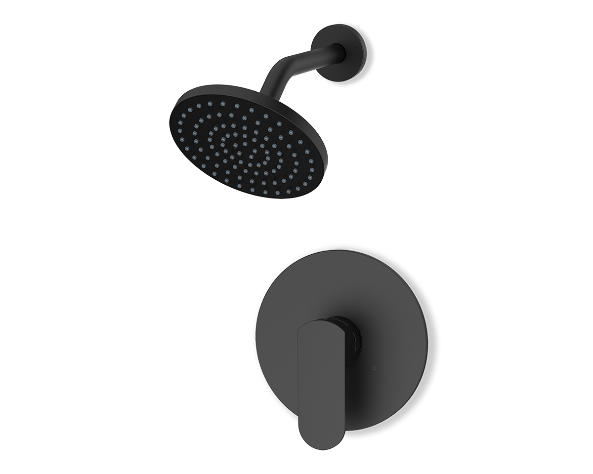Fluid Wisdom Series Shower Only Trim Kit F281037T in matte black