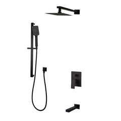 Cleo Madison 3 Pressure Balanced Shower Faucet 12 Inch Rain Head - Plumbing Market