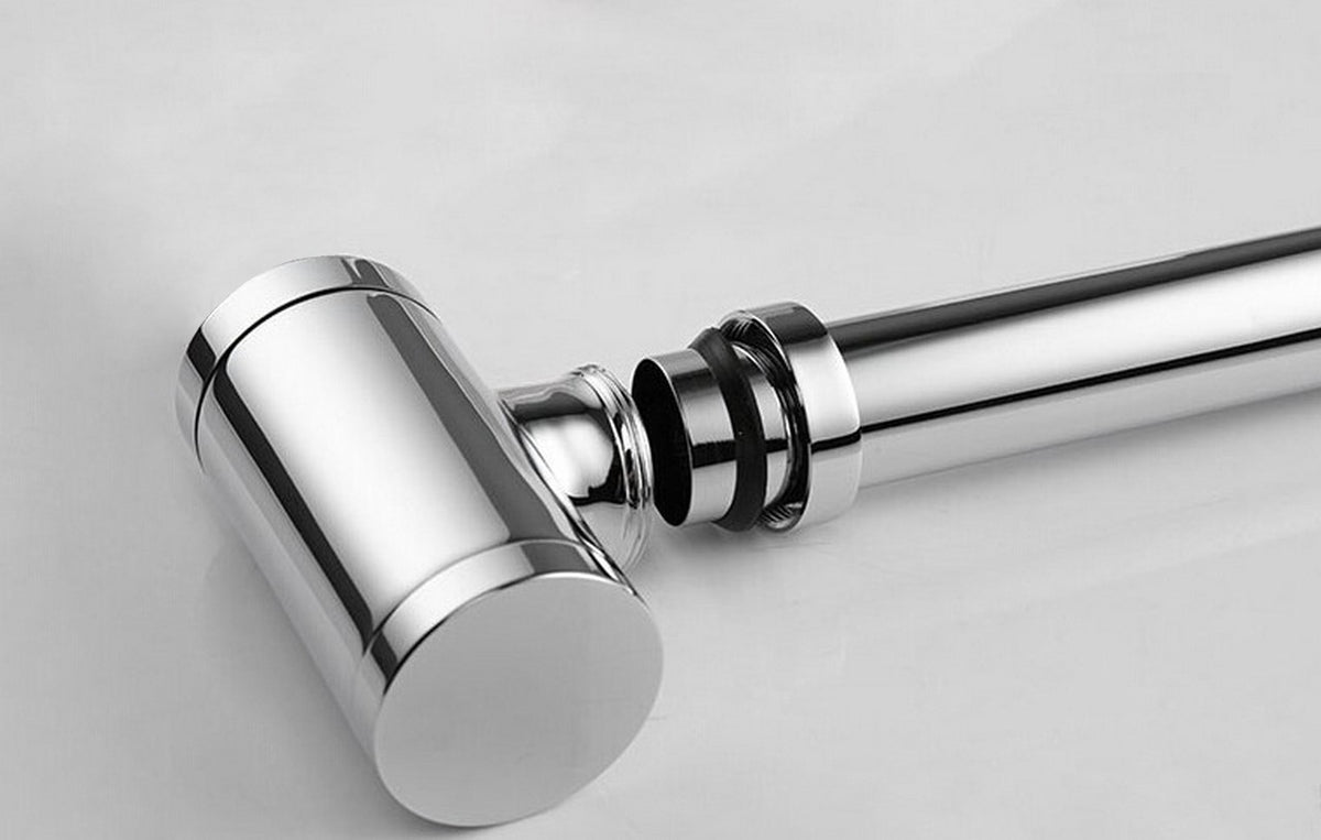 KubeBath Space Saving P-Trap - Chrome (FF007) view 5