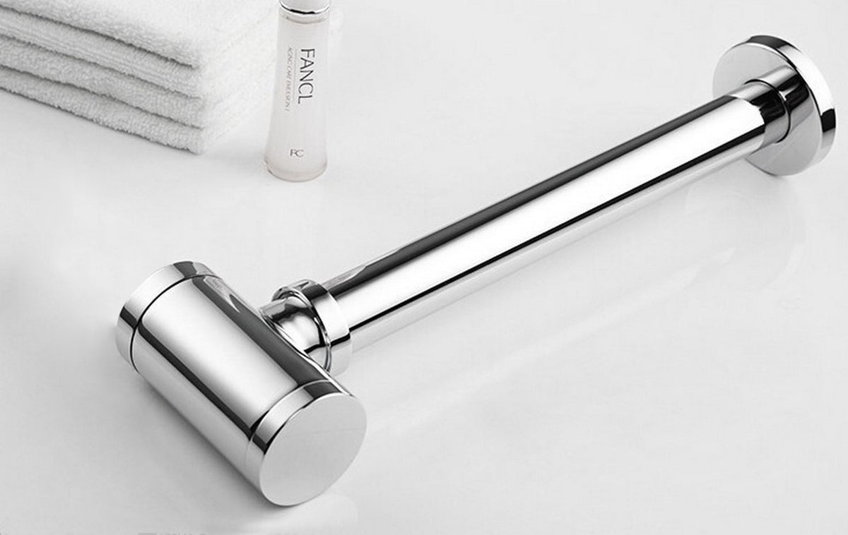 KubeBath Space Saving P-Trap - Chrome (FF007) view 4