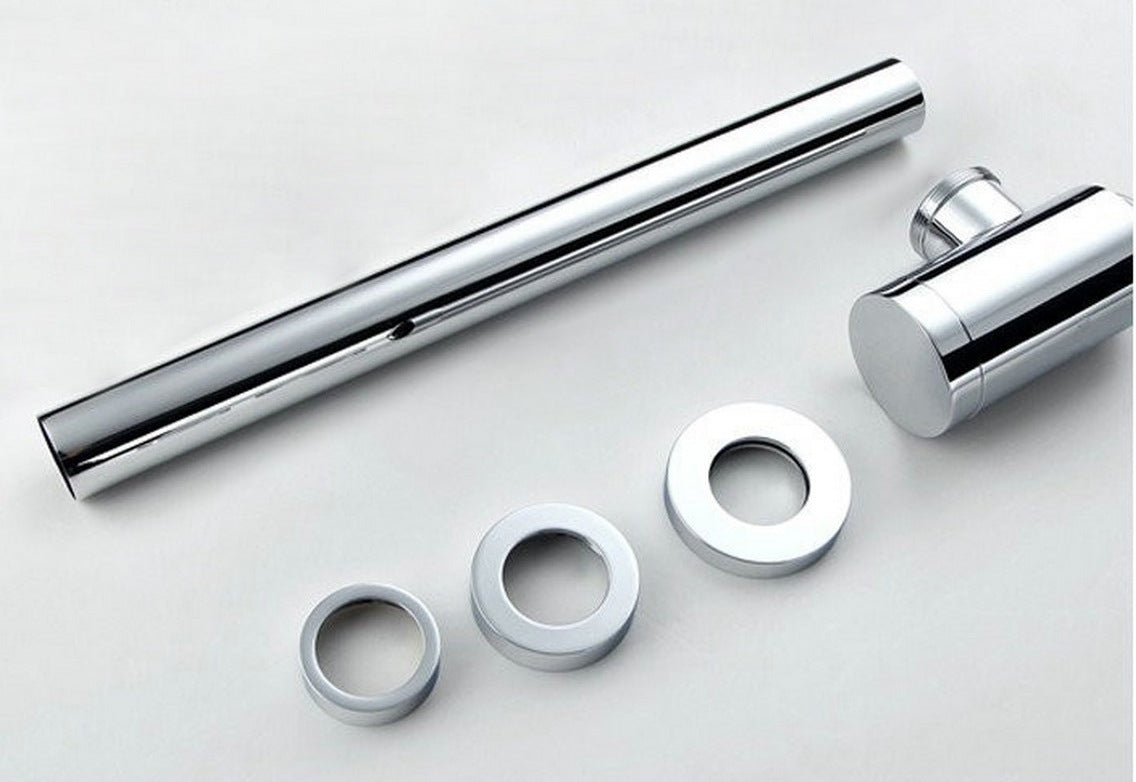 KubeBath Space Saving P-Trap - Chrome (FF007) view 3