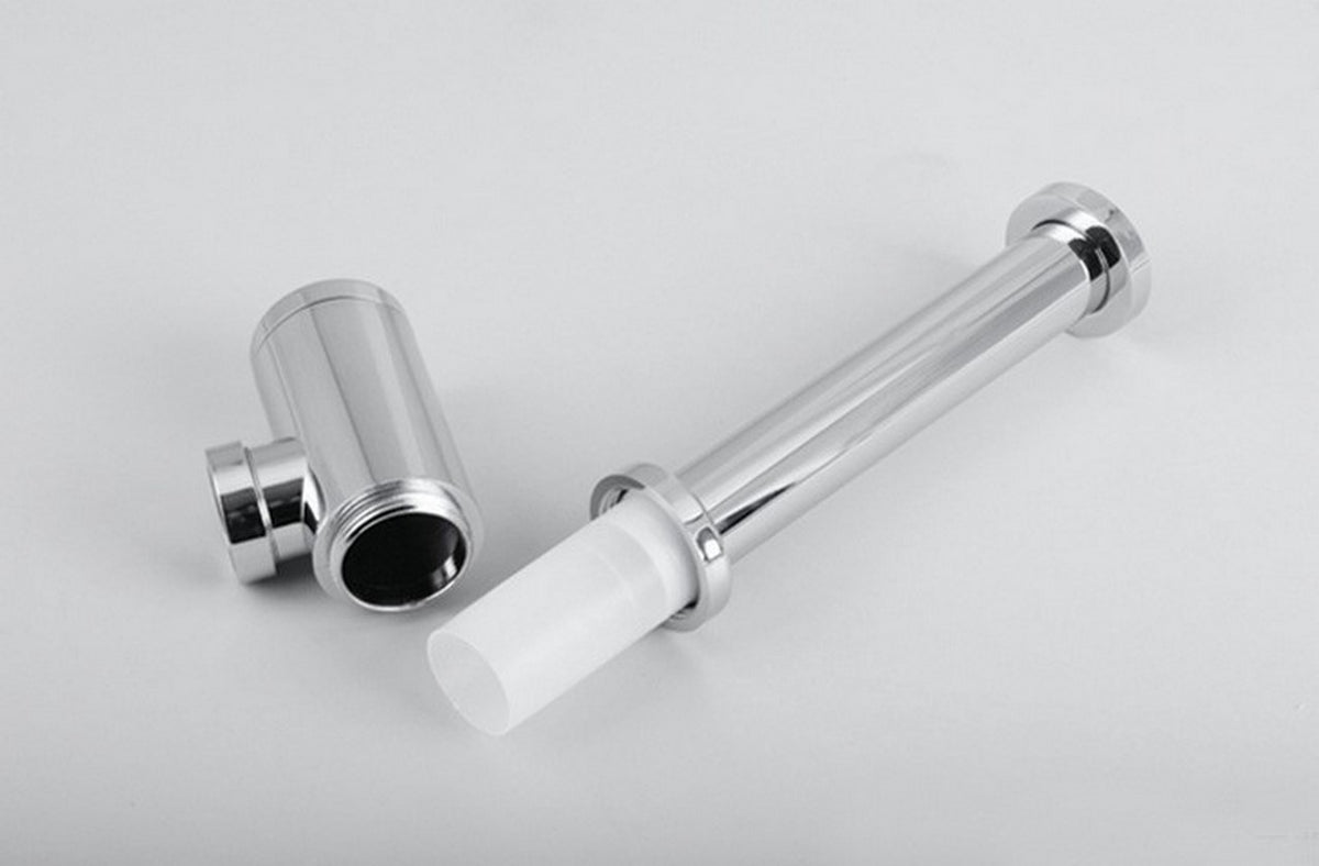 KubeBath Space Saving P-Trap - Chrome (FF007) view 2