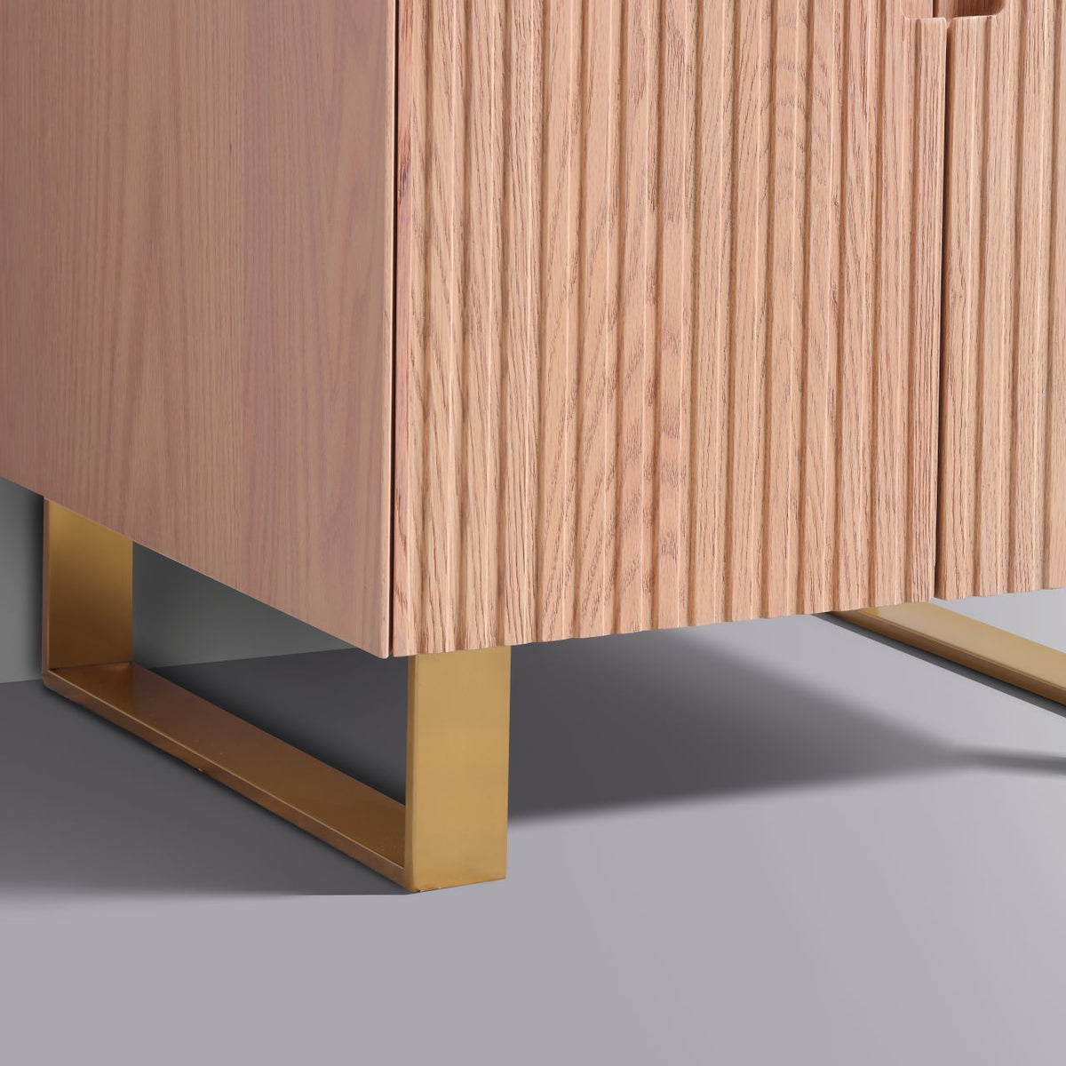 Kube Bath FIORE 36'' Floor Mount Cabinet - Oak Wood - Oakwood / Brushed Gold Legs (FSKSW36-OAKWOOD-GOLD) view 14
