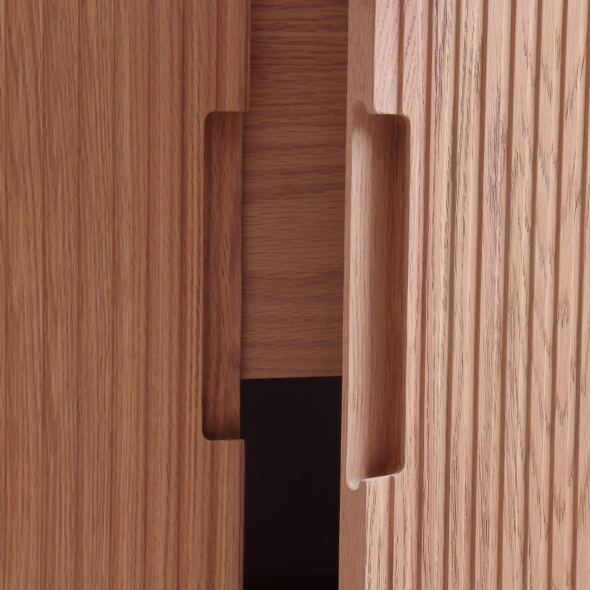 Kube Bath FIORE 48'' Double Sink Floor Mount Cabinet - Oak Wood - Oakwood / Chrome Legs (FSKSW48D-OAKWOOD-CH) view 11